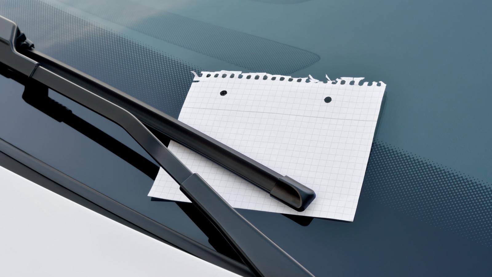 Car Note Photo Παγιδεύουν αυτοκίνητα με ένα κομμάτι χαρτί στο παρμπρίζ -Το φθηνό κόλπο ...